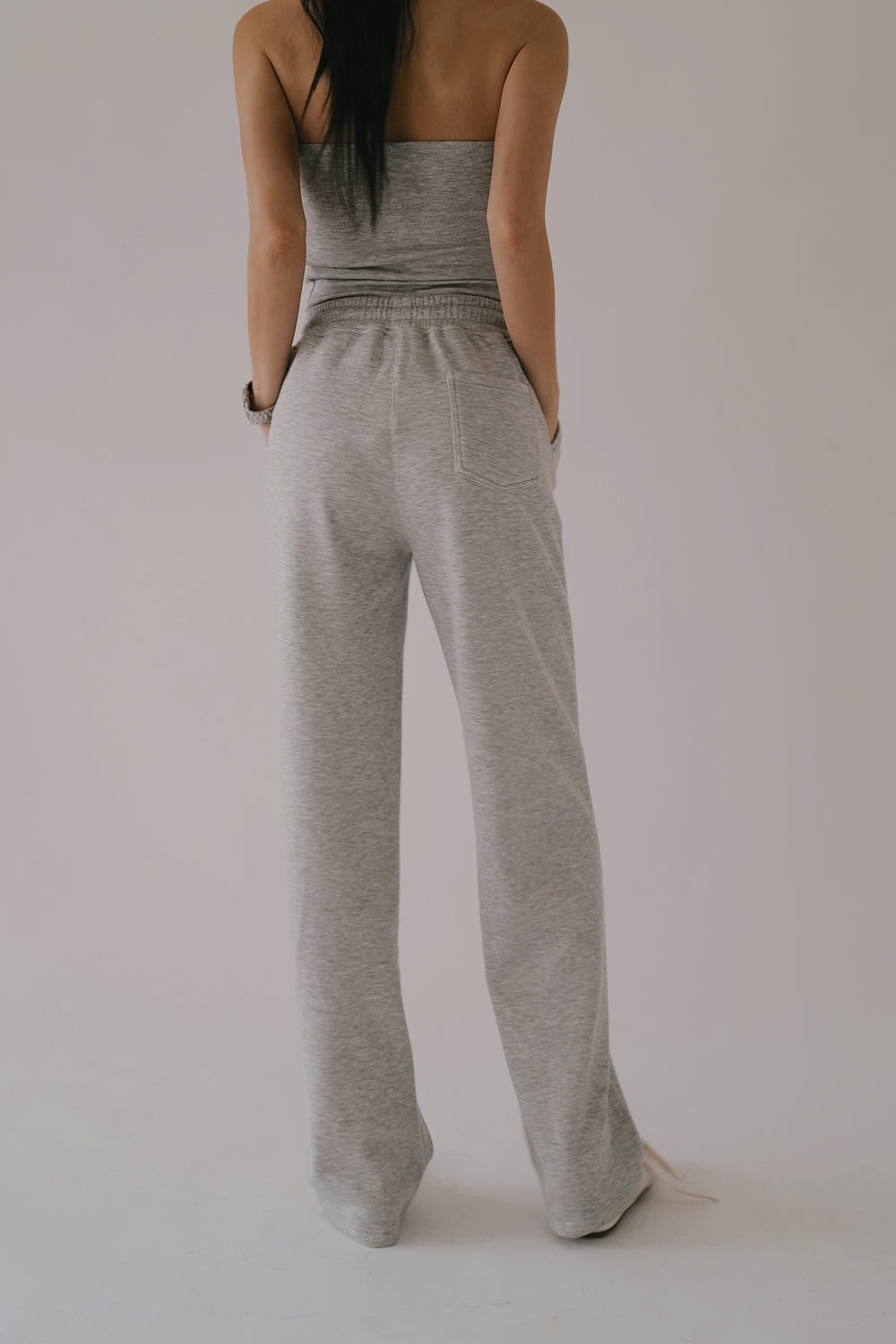 Airy Heater Drawstring Sweatpants (太空寶寶抽繩長腿棉褲)