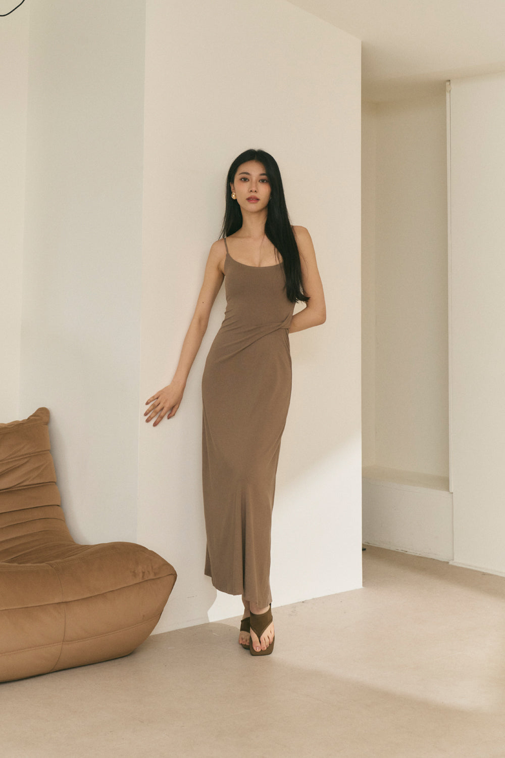 Side Twist Maxi Bra Dress (顯瘦側腰扭結)