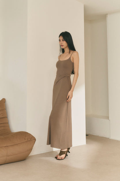 Side Twist Maxi Bra Dress (顯瘦側腰扭結)