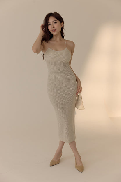 Knit Open Back Bra Dress (針織美背鏤空)