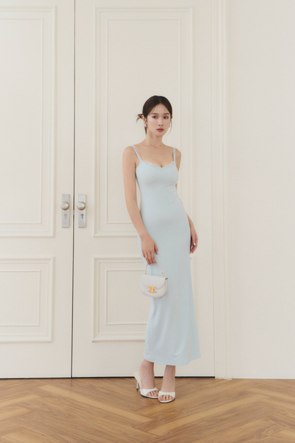 Lace Layered Modal Maxi Bra Dress<br/>蕾絲假兩件莫代爾長Bra Dress