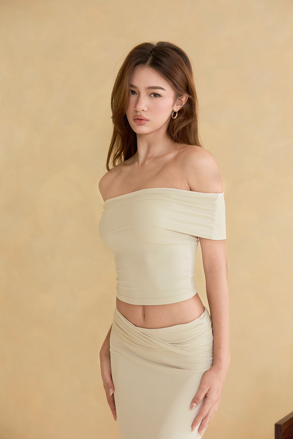 mumm SOFT Off-Shoulder Sleeveless BraTop (奶蓋一字領BraTop)