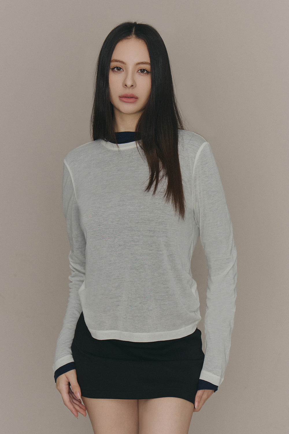 Cozy Wool Long Sleeve Top (柔軟天絲羊毛長袖打底衣)