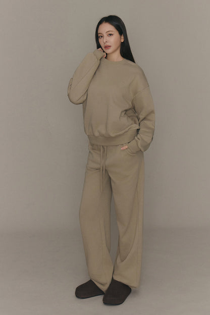 Cozy Heater Sweatpants (絨絨暖爐抽繩棉褲)