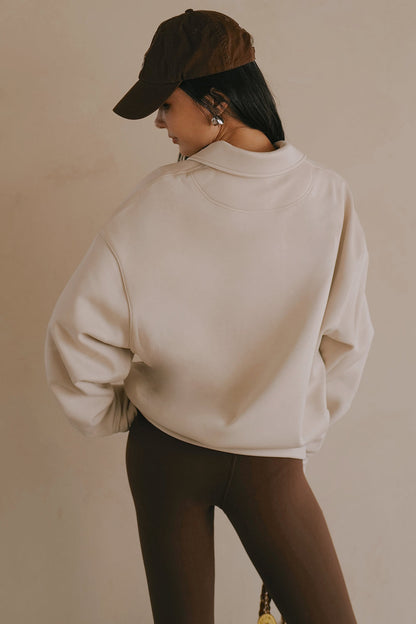 Airy Heater Button-Up Sweatshirt (太空寶寶開釦衛衣)