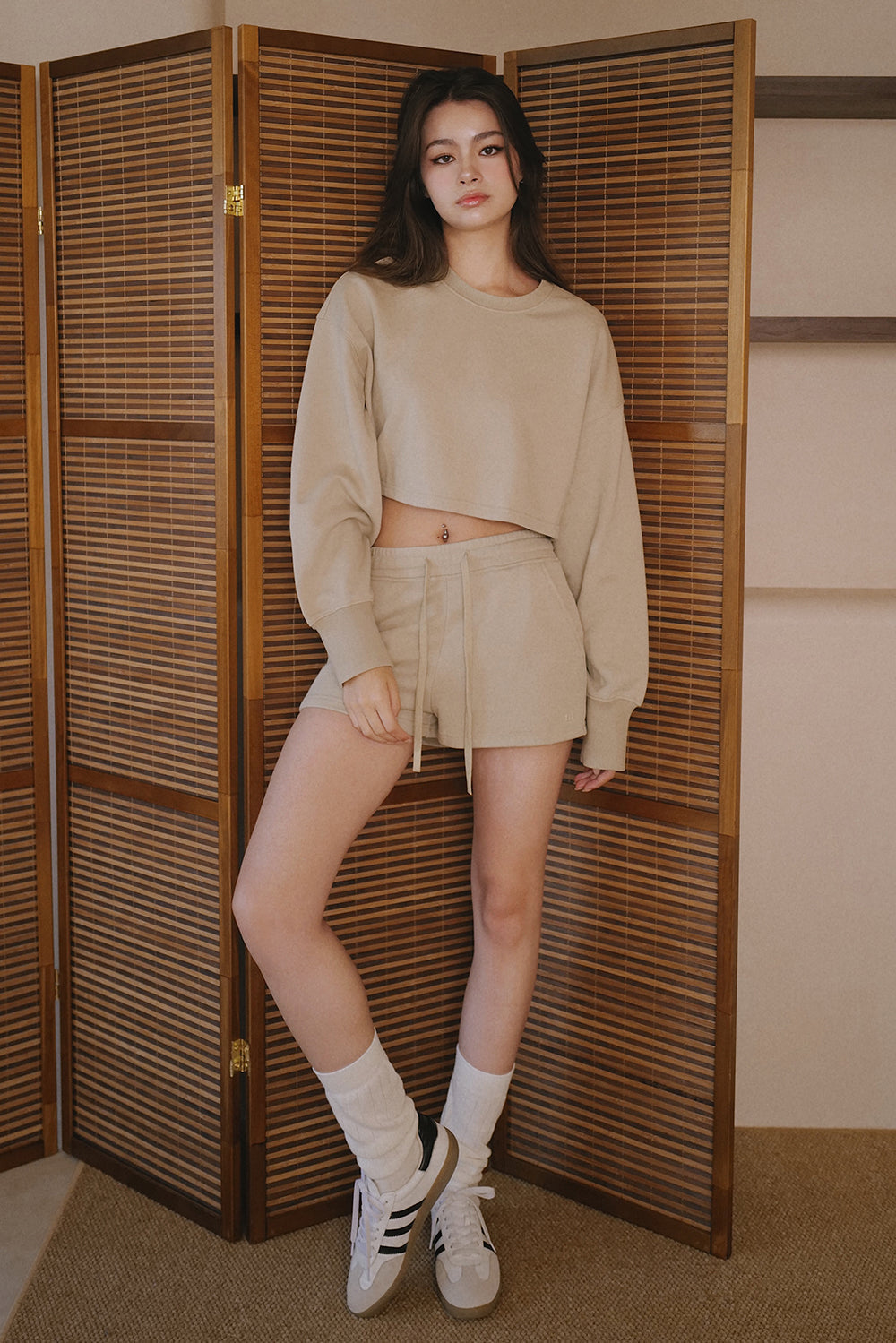 Cozy Warmth Cropped Hoodie (暖洋洋短版長袖上衣)