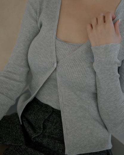 Daily Knit Cardigan (日常開襟針織外套)