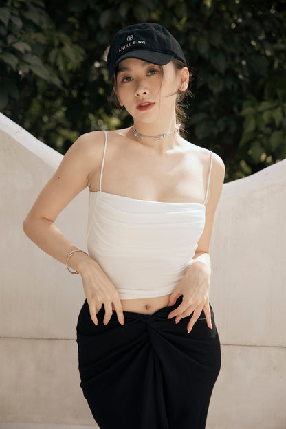 Scratched Strap Bra Top (藏肚抓皺)