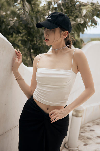 Scratched Strap Bra Top (藏肚抓皺)