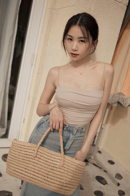 Scratched Strap Bra Top (藏肚抓皺)