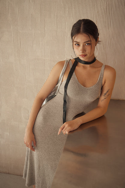 Loop Yarn V-Neck Bra Dress (超集中V領圈圈紗)