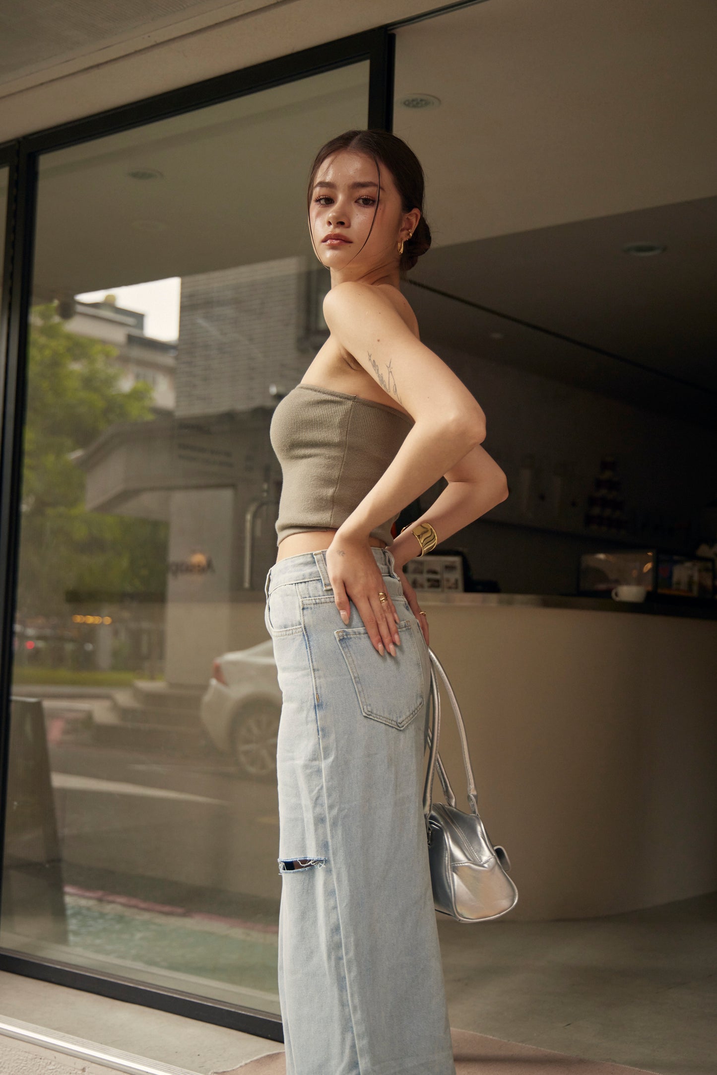 Boyfriend Jeans (側割破boyfriend牛仔褲)