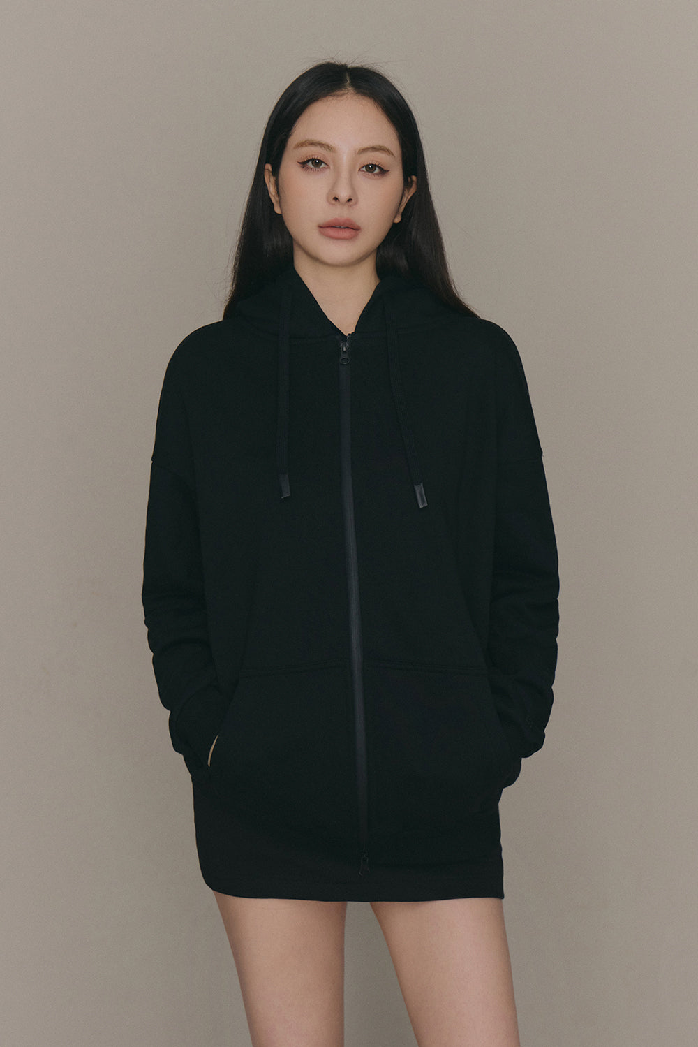 Cozy Heater Zip Hooded Jacket (絨絨暖爐連帽拉鍊外套)