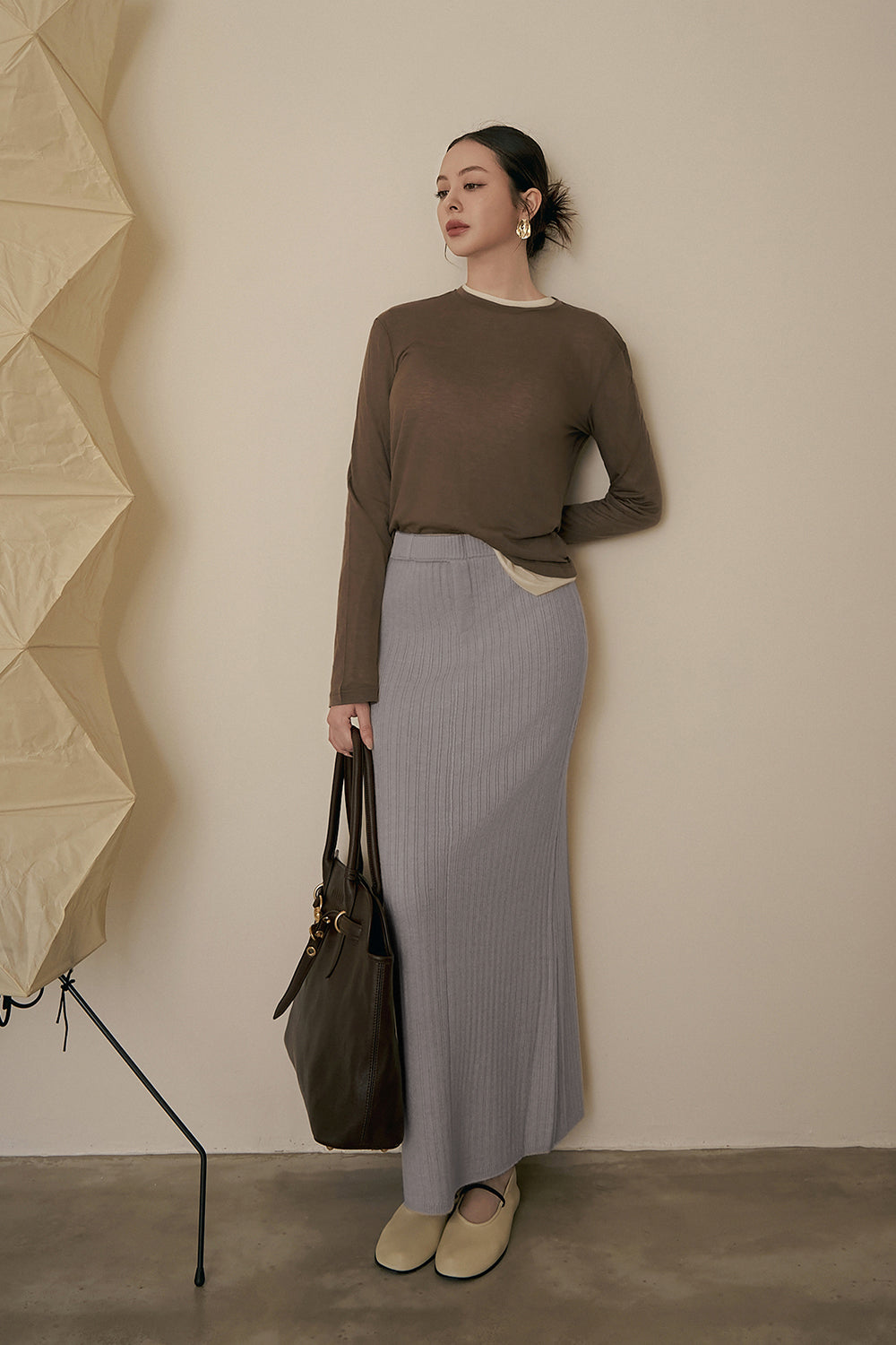 Cozy Knit Long Skirt (暖洋洋針織長裙)