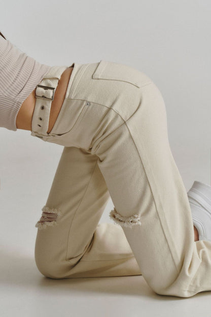 Cut-Out Cargo Pants