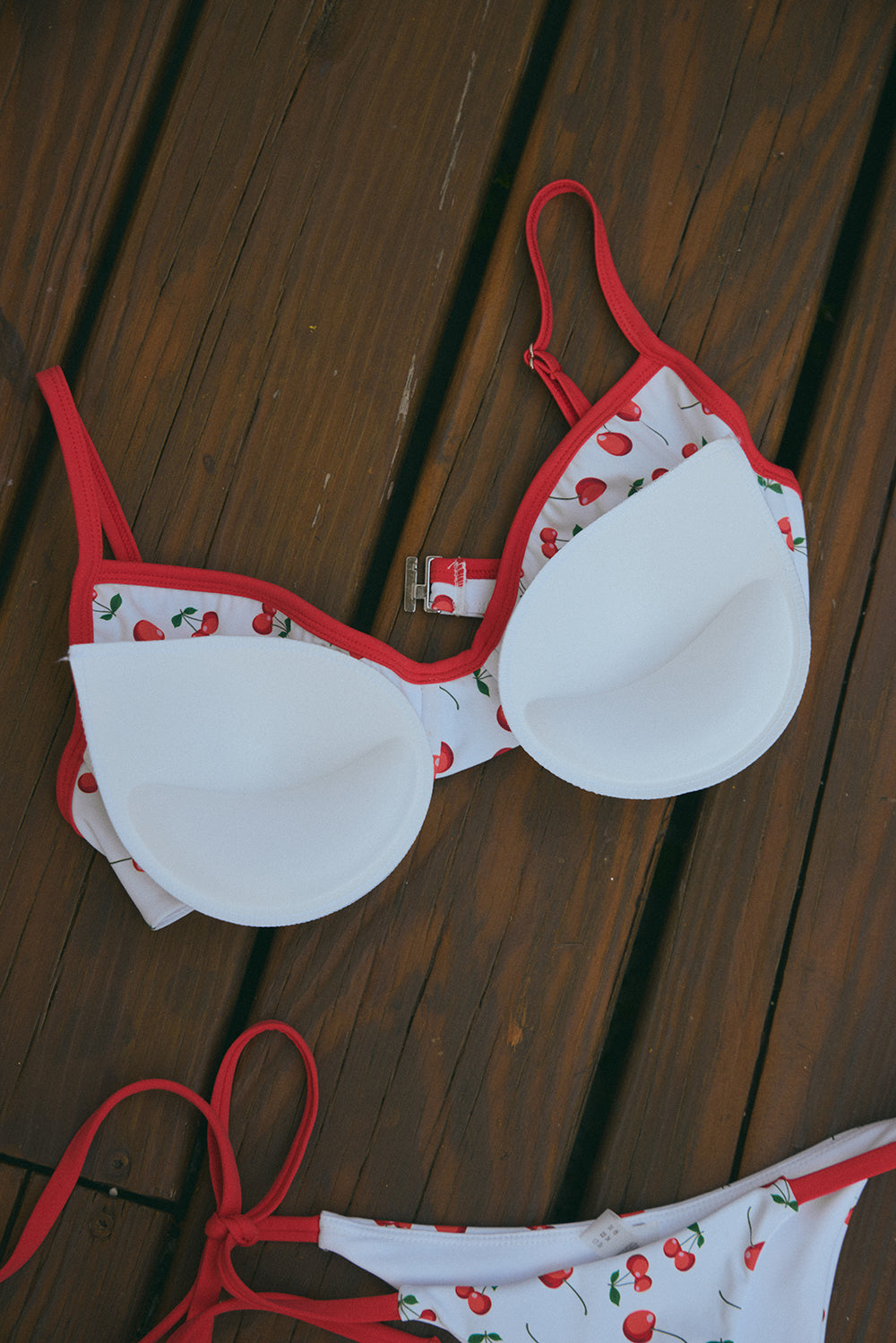 Boom Bra Yah Cherry Push Up Bikini Set