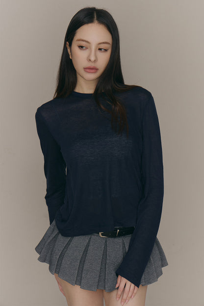 Cozy Wool Long Sleeve Top (柔軟天絲羊毛長袖打底衣)