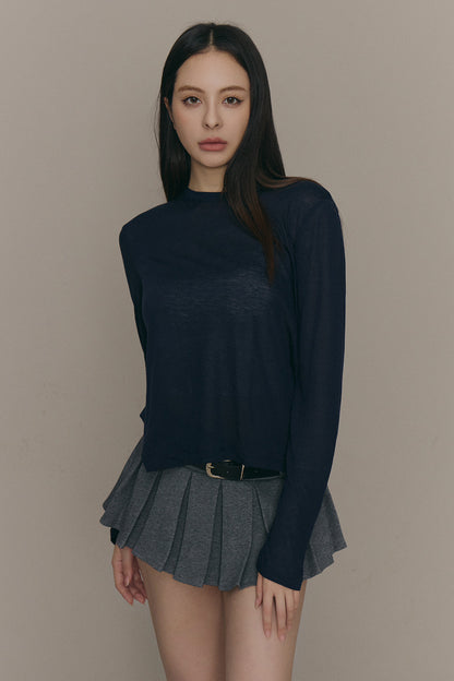 Cozy Wool Long Sleeve Top (柔軟天絲羊毛長袖打底衣)