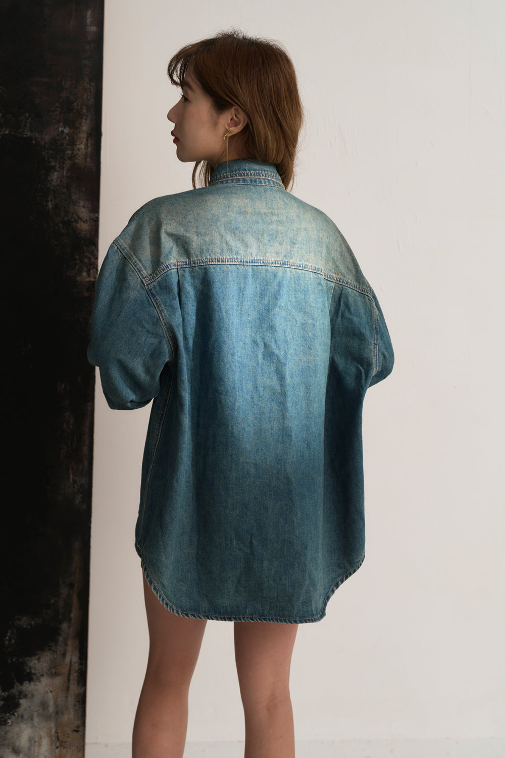 Oversize Denim Shirt (日常天絲牛仔襯衫)