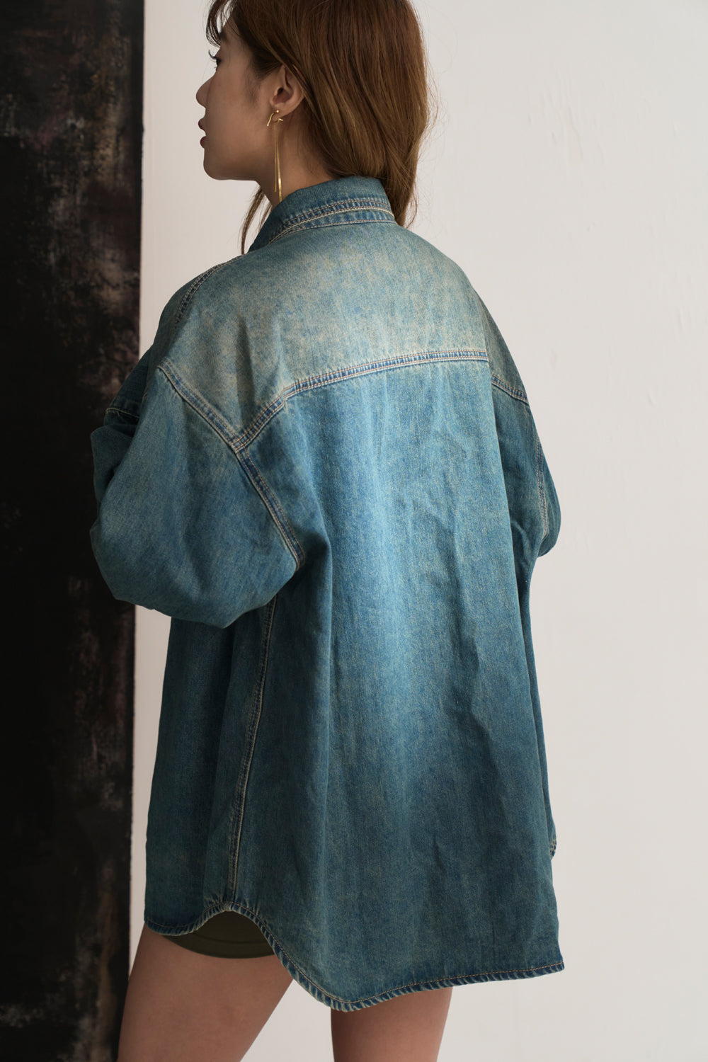 Oversize Denim Shirt (日常天絲牛仔襯衫)