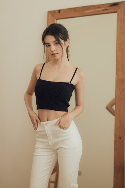 Wool Knit Push up Bra Top (push up可拆平口針織)