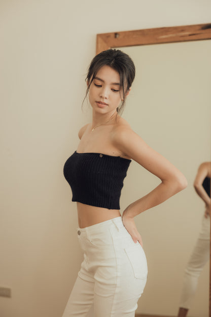 Wool Knit Push up Bra Top (push up可拆平口針織)