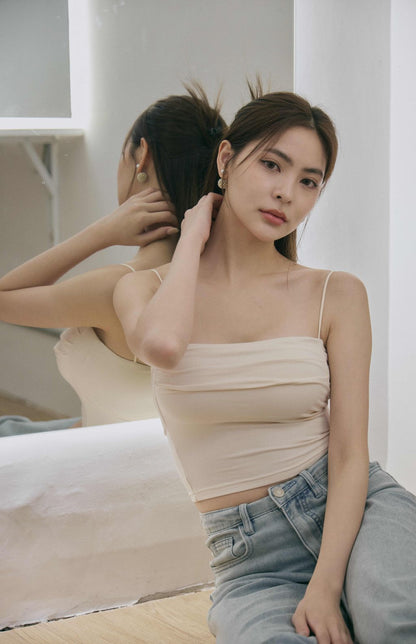 Scratched Strap Bra Top (藏肚收腰push up) By Beigy - Milu