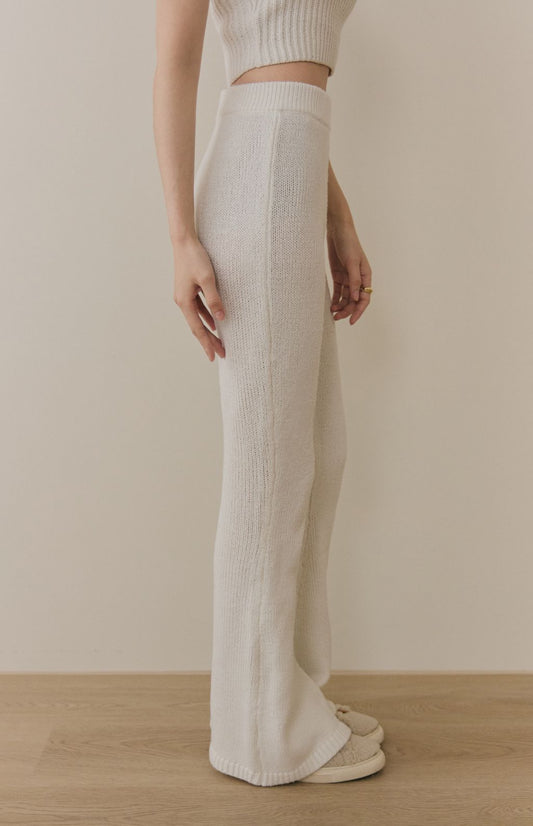 (預購) Soft Skin Wide Ribbed Pant<br/>親膚粗針長腿褲 By Beigy - Milu