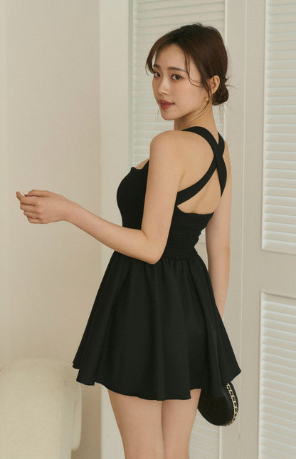 Flared Mini Bra Dress<br/>法式澎裙Bra Dress