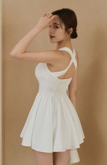 Flared Mini Bra Dress<br/>法式澎裙Bra Dress
