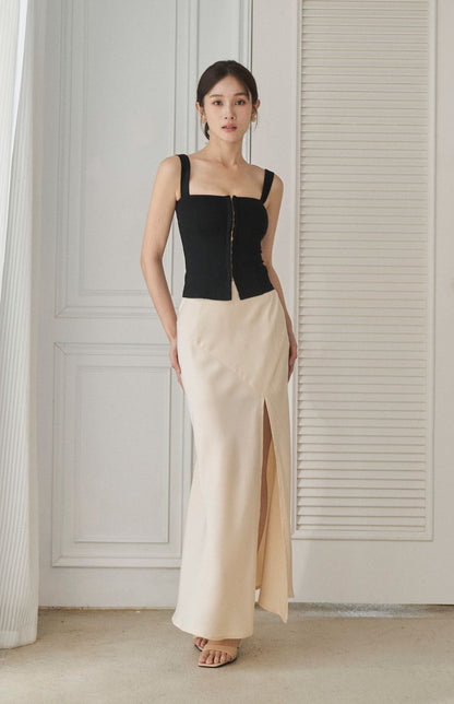 Wide Strap Front Hook Corset<br/>法式前開釦輕馬甲