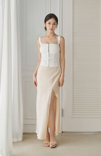 Wide Strap Front Hook Corset<br/>法式前開釦輕馬甲