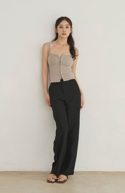 Wide Strap Front Hook Corset<br/>法式前開釦輕馬甲