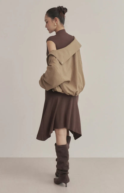 Harrington Funnel-Neck Trench Jacket<br/>哈靈頓立領風衣外套