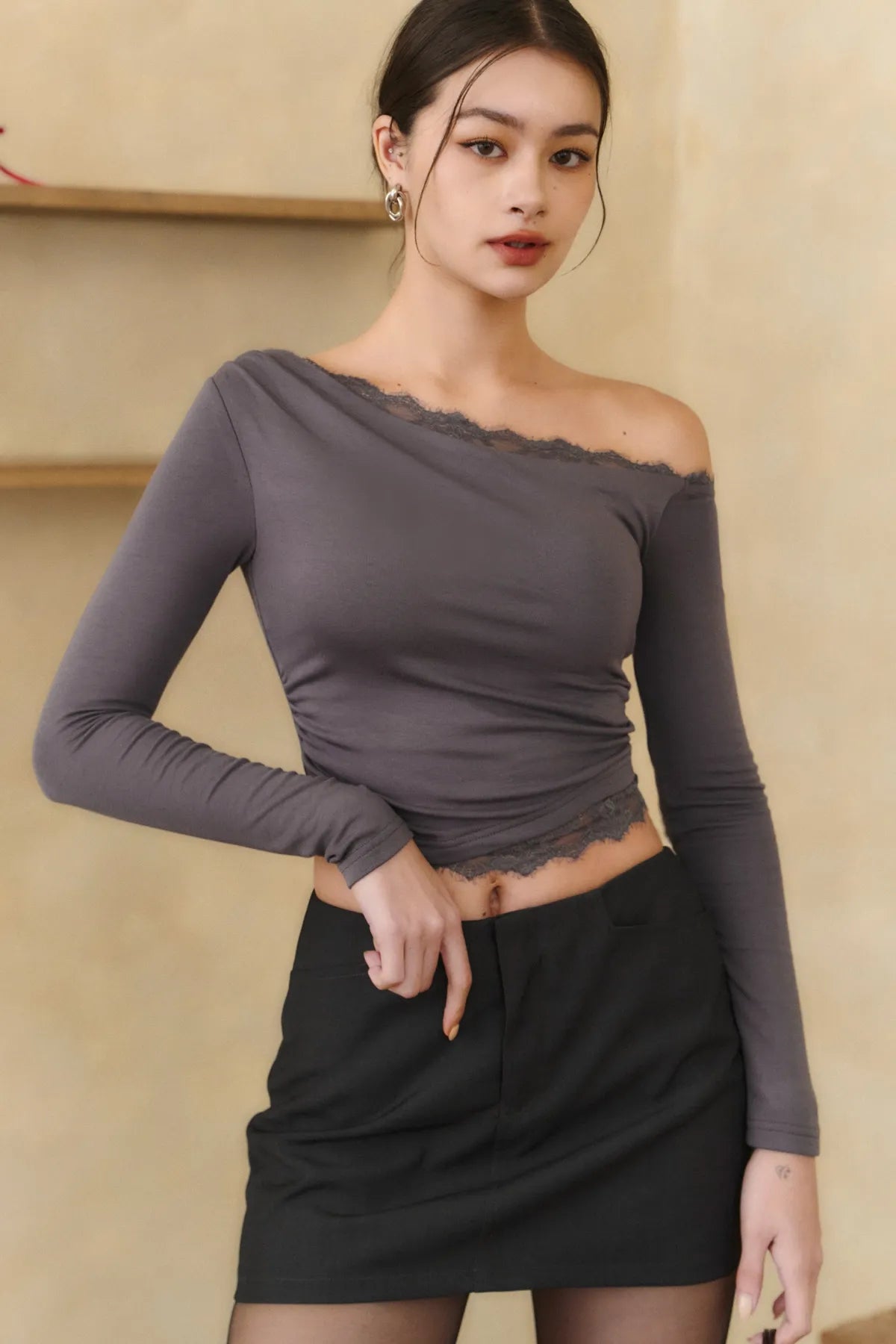 Structured Suit Skirt<br/>都會挺版西裝短褲裙