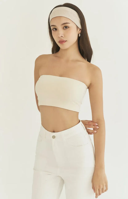 Sun Care Cooling Bandeau Bra<br/>不滑落！UPF50+ 涼感防曬平口Bra Top