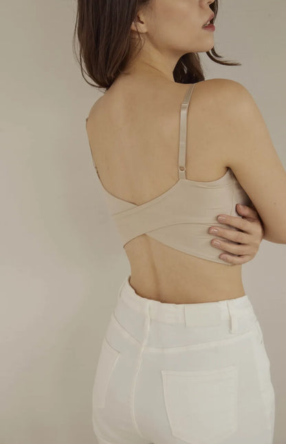 Cool Feeling Cross Back Bra Top<br/>涼感爆乳後交叉Bra Top