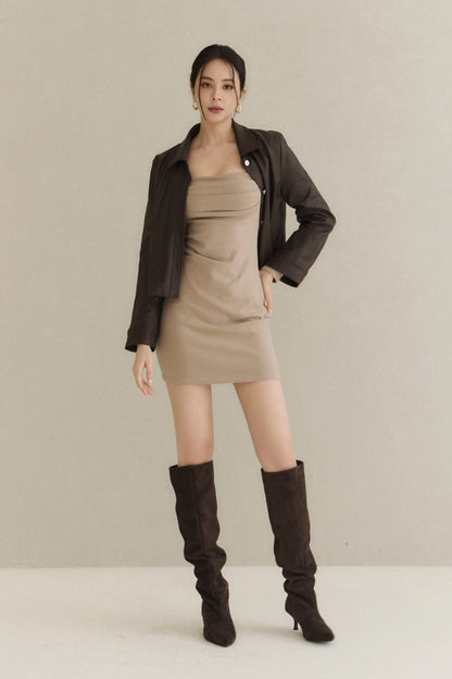 (最後現貨) Haze Leather Jacket<br/>霧感皮革外套 【XS、M】