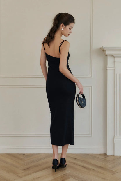 Lace Layered Modal Maxi Bra Dress<br/>蕾絲假兩件莫代爾長Bra Dress