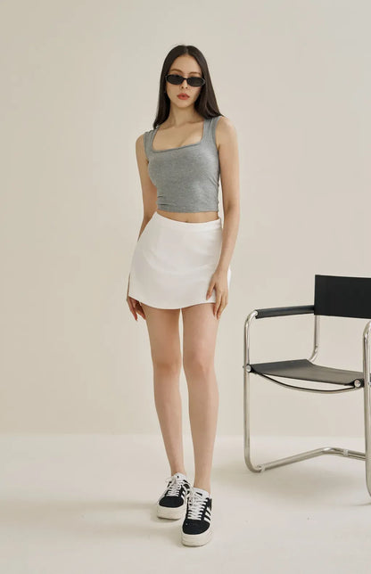 Full Coverage Padded Tank<br/>極簡寬肩遮副乳Bra Top