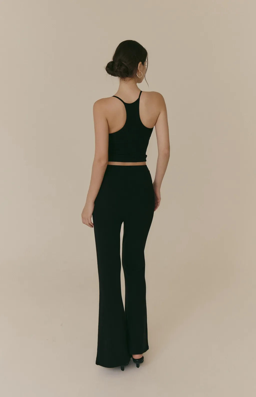 Cozy Wool-Blend U-Neck Racerback Bra Top<br/>羊毛暖絨U領挖背Bra Top