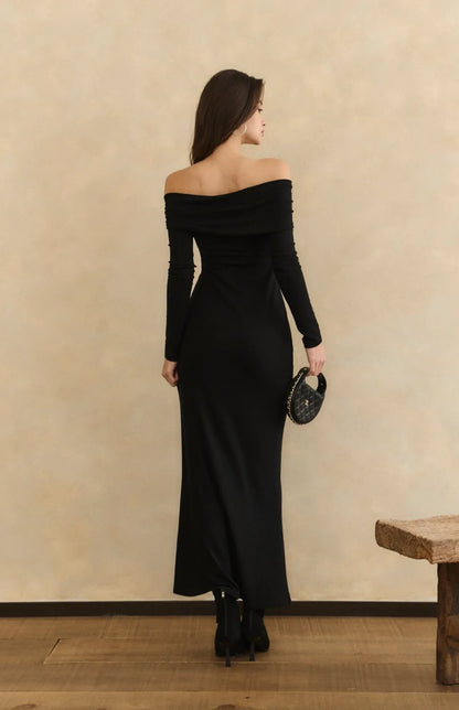 (最後現貨) Off-Shoulder Twist Mermaid Bra Dress<br/>裸肩抓皺魚尾Bra Dress -【XS-M】