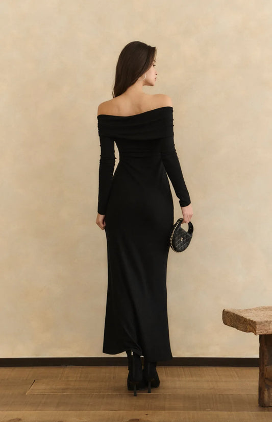 (最後現貨) Off-Shoulder Twist Mermaid Bra Dress<br/>裸肩抓皺魚尾Bra Dress -【XS-M】