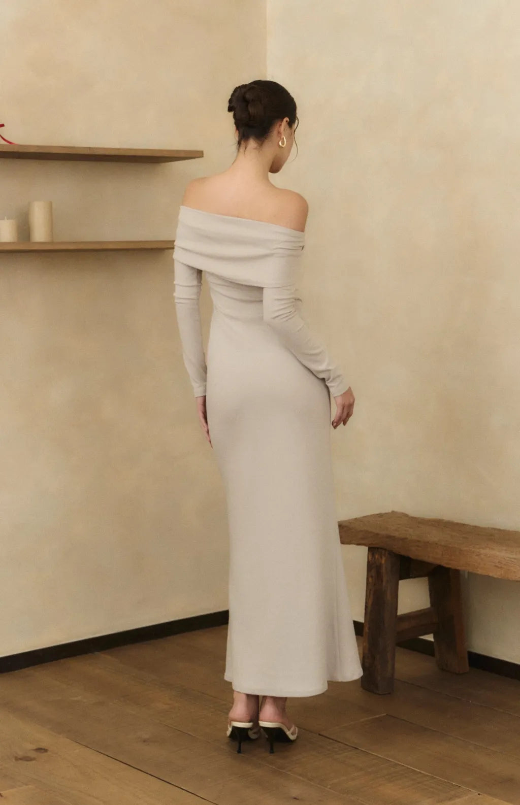 (最後現貨) Off-Shoulder Twist Mermaid Bra Dress<br/>裸肩抓皺魚尾Bra Dress -【XS-M】