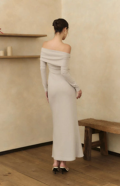 (最後現貨) Off-Shoulder Twist Mermaid Bra Dress<br/>裸肩抓皺魚尾Bra Dress -【XS-M】