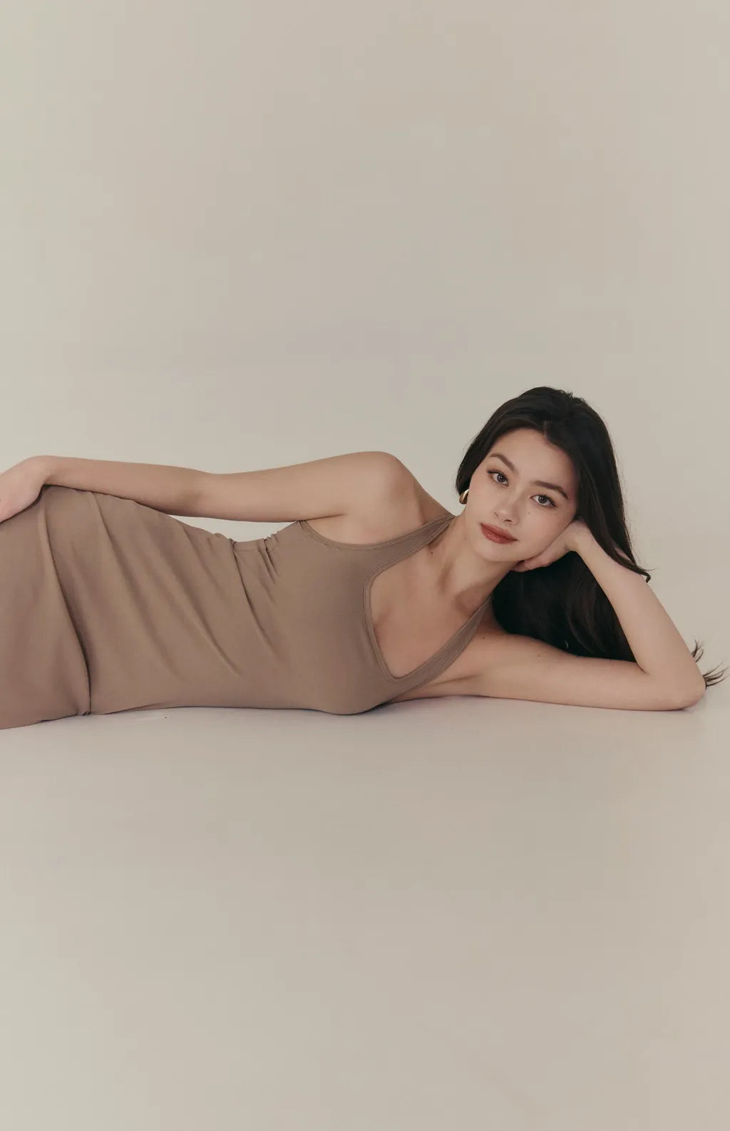 Tencel Halter Y-Back Maxi Bra Dress<br/>天絲削肩Y字美背Bra Dress