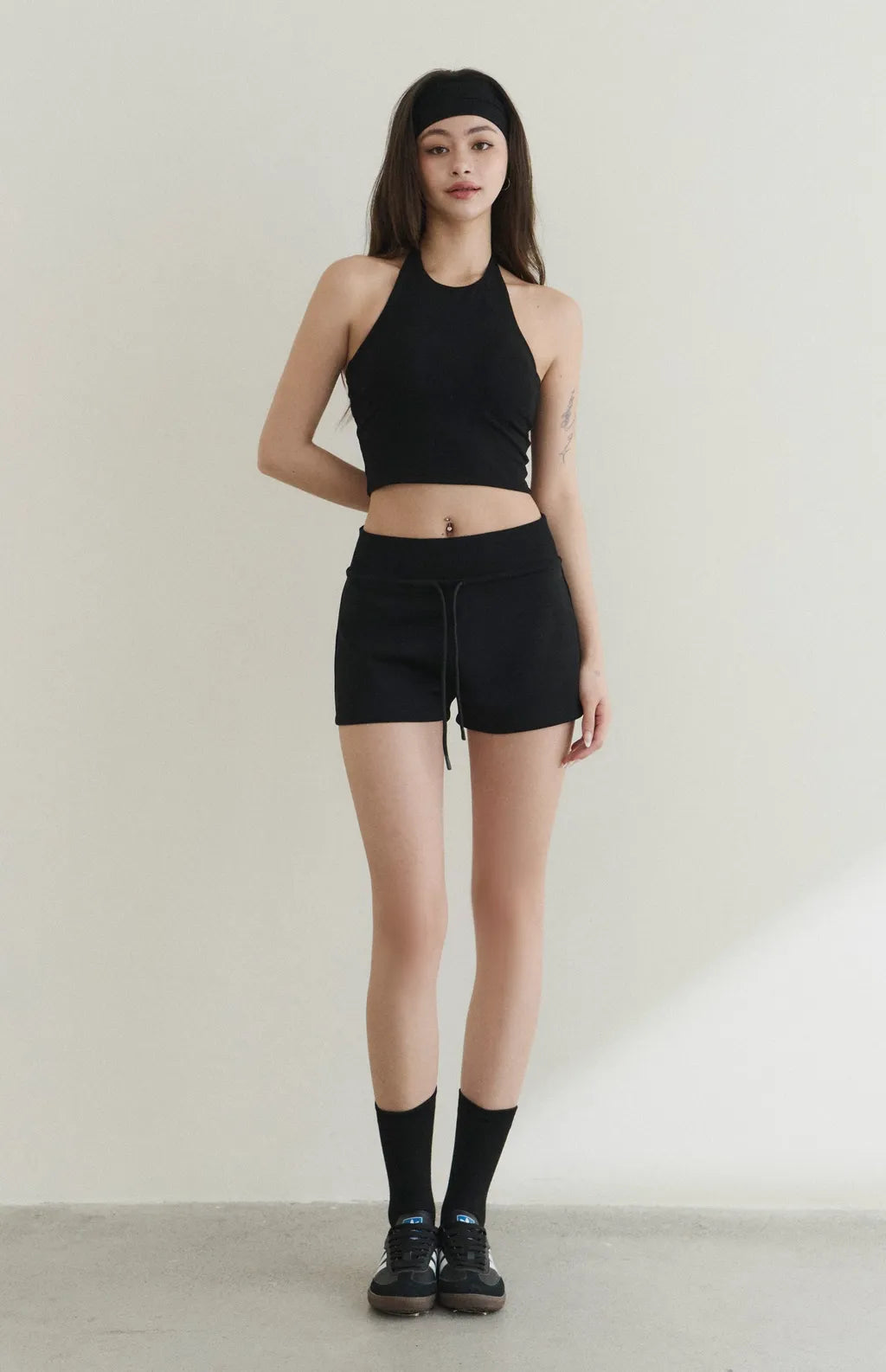 High-Neck Padded Tank<br/>涼感高領削肩Bra Top