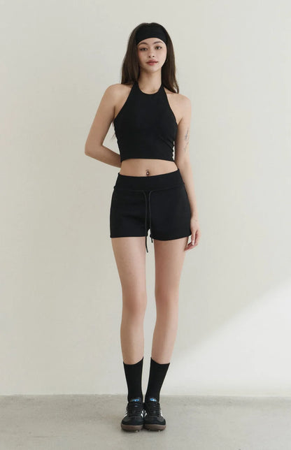High-Neck Padded Tank<br/>涼感高領削肩Bra Top