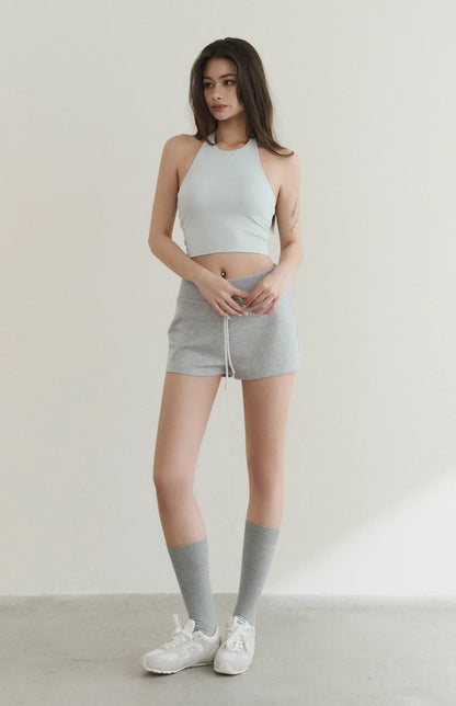 High-Neck Padded Tank<br/>涼感高領削肩Bra Top