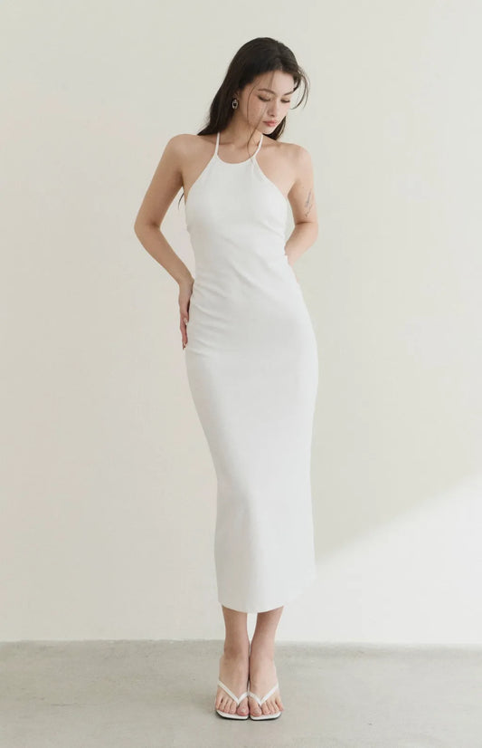 Cool Touch Halter Backless Bra Dress<br/>涼感繞脖削肩美背Bra Dress
